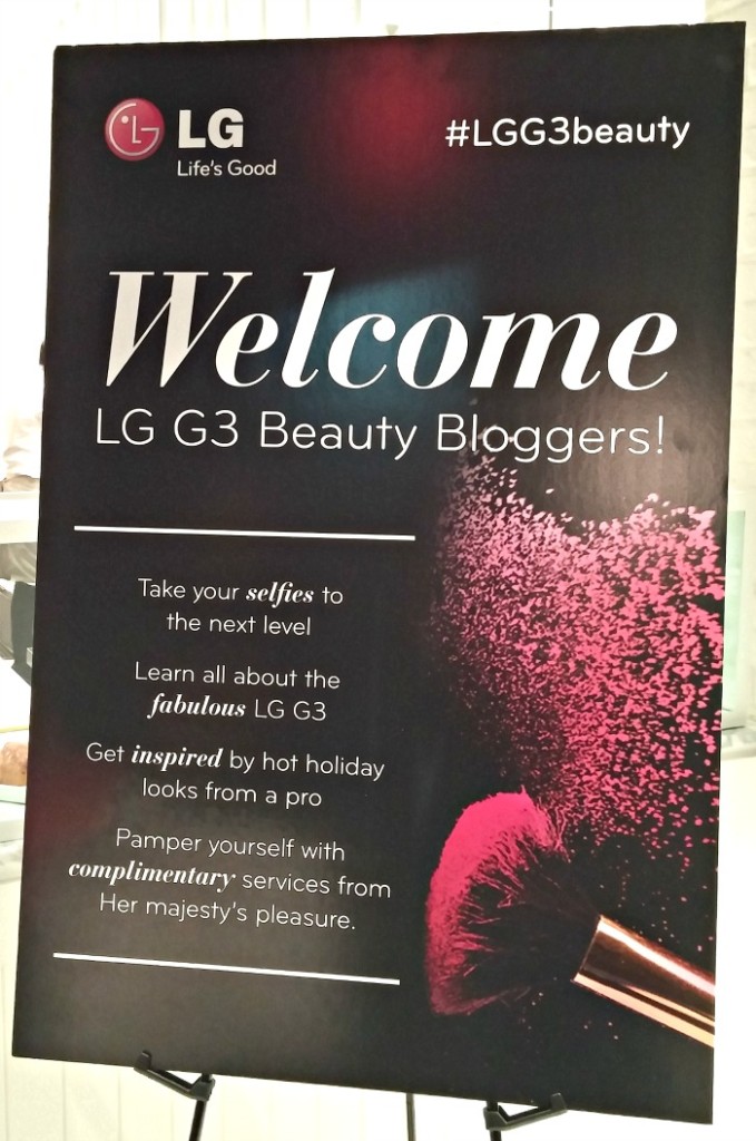 LG G3 Beauty Campaign - Welcome Beauty Bloggers