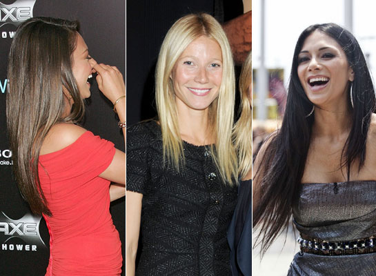 Straight Hair Celebrities // Toronto Beauty Reviews