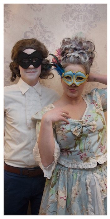 Marie Antoinette Theme Party Activities Photo Booth | Toronto Beauty Reviews