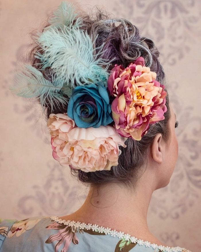 Marie Antoinette Theme Party Hair Updo | Toronto Beauty Reviews