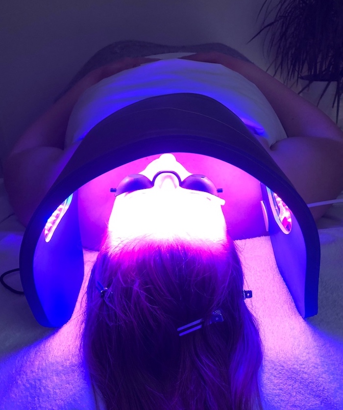 Trying Out an LED Facial at Province Apothecary - The LED Treatment | Toronto Beauty Reviews